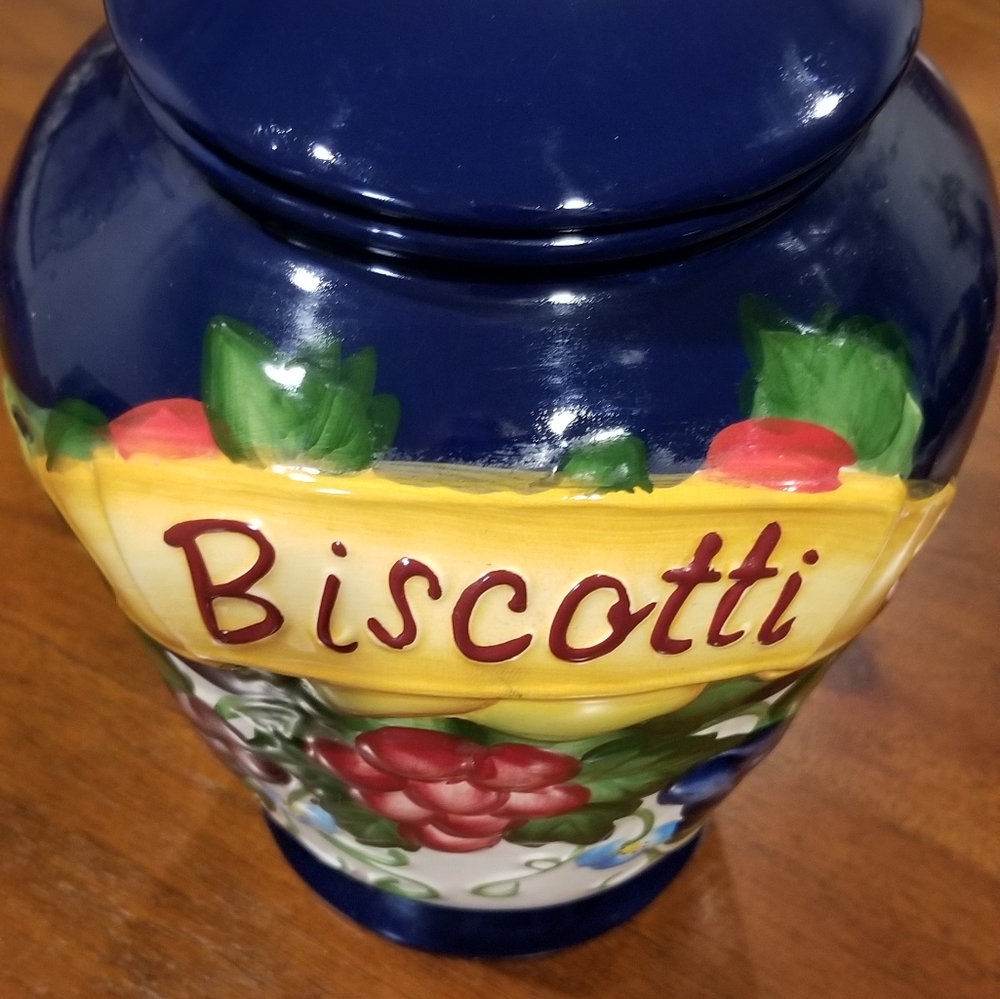 Biscotti canister 8.5"
